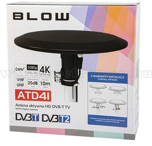Digitális DVB-T autó hajó lakókocsi kemping TV antenna MATD41-USB