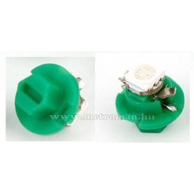 Autós műszerfal LED izzó, B8.4D Zöld