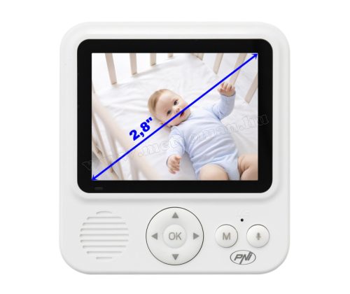 Vezeték nélküli kamera, megfigyelő és bébiőr kamera hordozható LCD monitorral MBM280