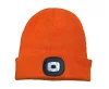 Kötött sapka újratölthető LED lámpával narancssárga MBQ83B