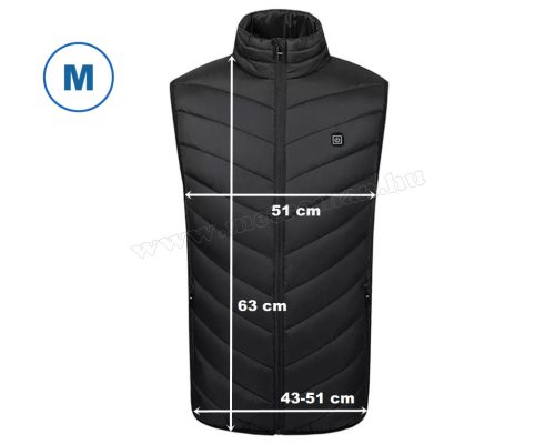 Elektromos fűthető mellény MBQ96-USB M méret