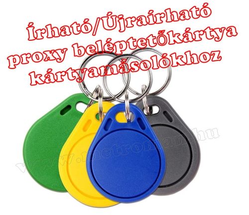 Írható/Újraírható Proxy beléptető kártya kártyamásolókhoz MBS002-T5577-RW