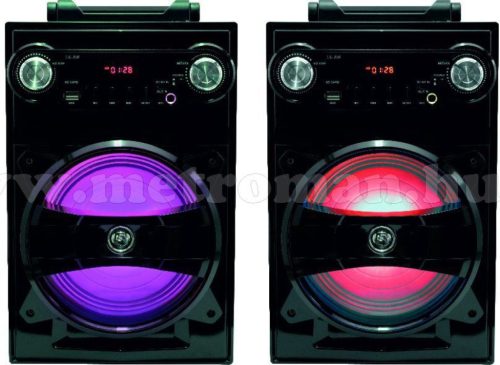 Hordozható USB/SD/MP3 lejátszó, Bluetooth Multimédia hangfal FM rádióval és Karaoke funkcióval BT 1650