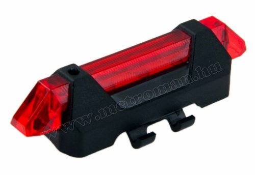 Bicikli, kerékpár LED lámpa, tölthető piros BV14RD