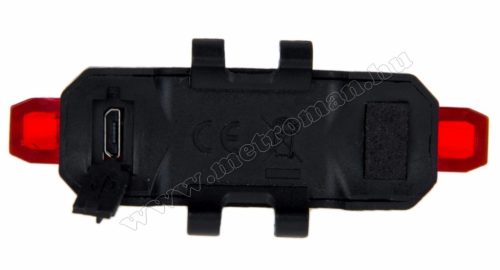 Bicikli, kerékpár LED lámpa, tölthető piros BV14RD