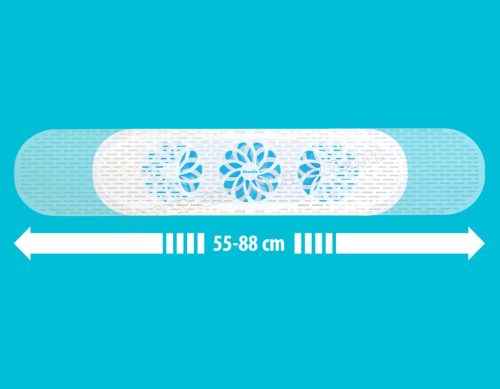 Állítható műanyag légterelő klímához 55-88 cm MBW4010