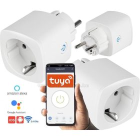   Android iPhone mobiltelefonnal távirányítható Wifi okos konnektor és fogyasztásmérő MC004WIFI