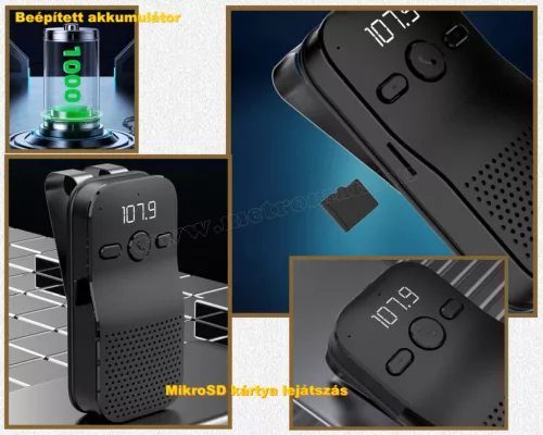 Autós Bluetooth kihangosító MC17-BT