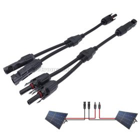   MC4 Y közösítő, elosztó adapter kábel szett napelemekhez MC4-Y2