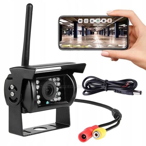 Vezeték nélküli Wifi Tolató és megfigyelő kamera Android iPhone telefonokhoz MC800-WIFI