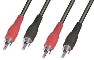 2 x RCA dugó - 2 x RCA dugó 5 méter VLAP24200B50