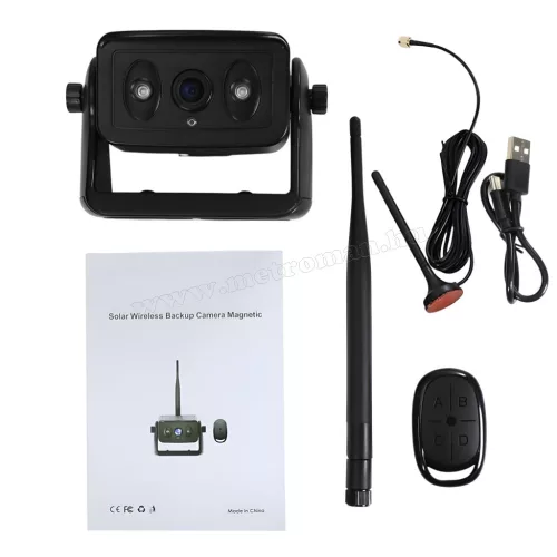 Napelemes mágneses WIFI tolatókamera és rakomány figyelő kamera MCAM265W-HD JoyTrip