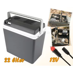  Autós hordozható termoelektromos hűtőtáska 22 liter 12V MCB23