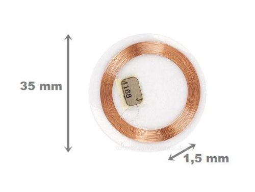 Írható - Újraírható RFID Proxy kártya matrica kivitelben CM-Sticker3-125KH-RW