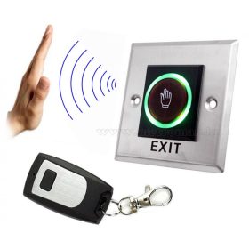   Érintés nélküli ajtó nyitó kiléptetőgomb távirányítóval beléptető rendszerekhez MCMK1AB-R-EXIT