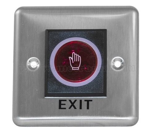 Érintés nélküli ajtó nyitó kiléptetőgomb távirányítóval beléptető rendszerekhez MCMK1AB-R-EXIT