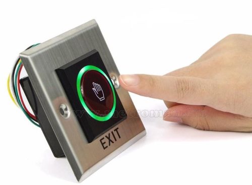 Érintés nélküli ajtó nyitó kiléptetőgomb távirányítóval beléptető rendszerekhez MCMK1AB-R-EXIT