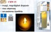 LED gyertya, mozgó lángeffekttel CMW 15