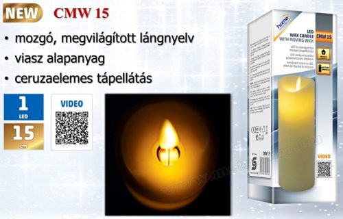 LED gyertya, mozgó lángeffekttel CMW 15