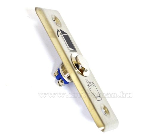 Ajtó nyitó kiléptetőgomb beléptető rendszerekhez, fém, MCPB303-EXIT