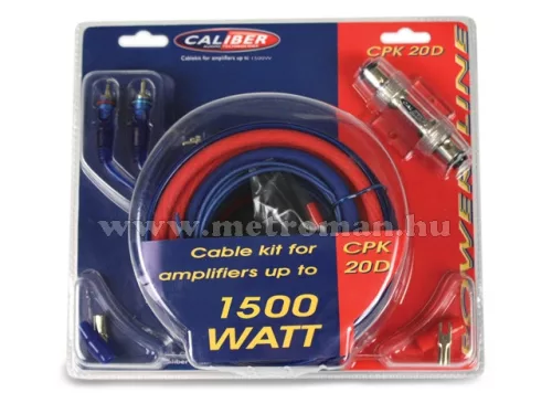Autó Hi-Fi kábelszett, Caliber CPK 20D