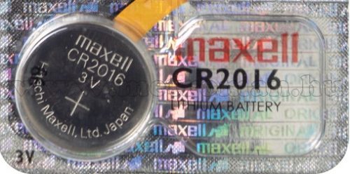 Lítium gombelem, MAXELL CR2016