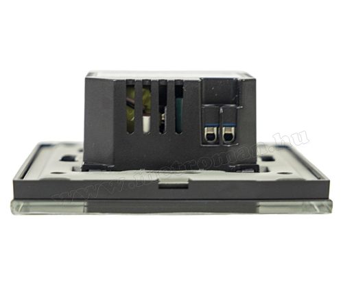 Intelligens Wifi okos termosztát Gázkazánhoz és elektromos fűtéshez MCT25B-WIFI TuyaSmart Fekete