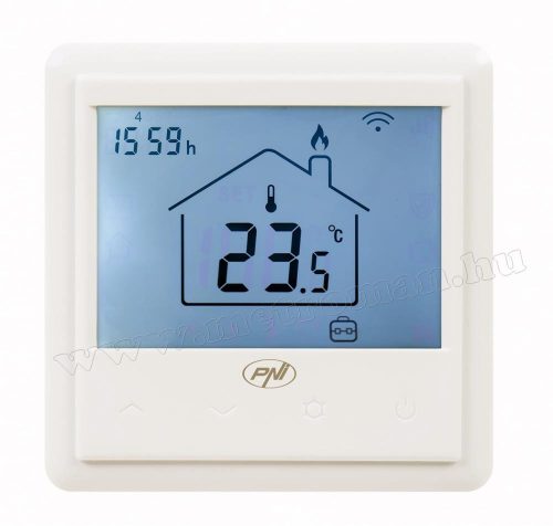 Intelligens Wifi okos termosztát Elektromos fűtéshez MCT25PE-WIFI TuyaSmart