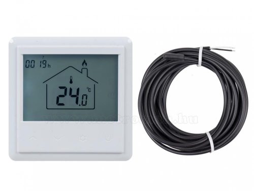 Intelligens Wifi okos termosztát Elektromos fűtéshez MCT25PE-WIFI TuyaSmart