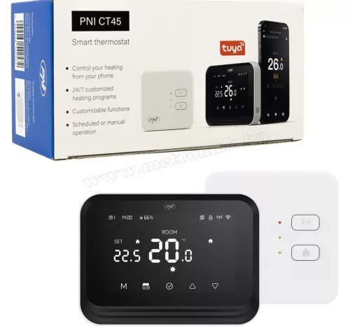 Intelligens vezeték nélküli Wifi  termosztát MCT45-WIFI TuyaSmart