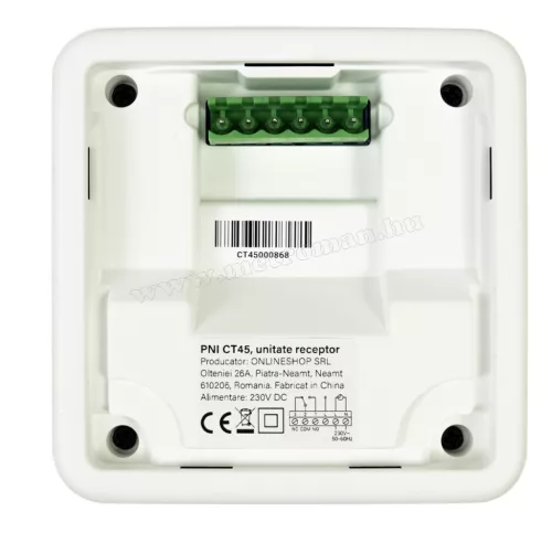 Intelligens vezeték nélküli Wifi  termosztát MCT45-WIFI TuyaSmart