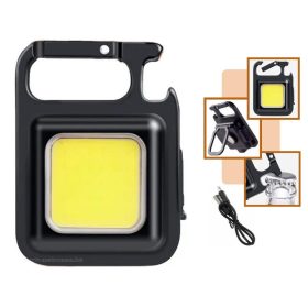   Akkumulátoros mini COB LED zseblámpa kulcstartóra MD100LED