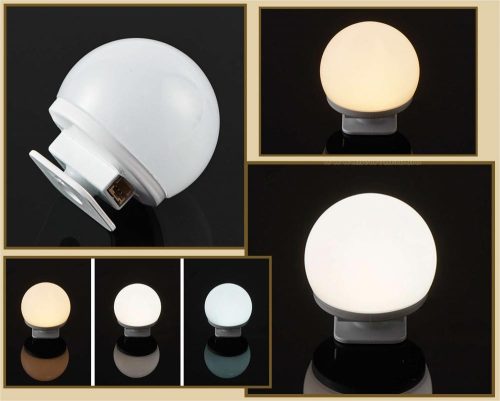 10 db-os LED lámpa szett sminkasztalhoz, tükör lámpa MD109USB