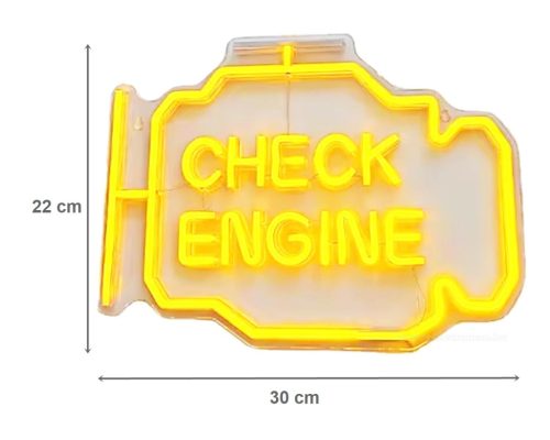 Check Engine LED világító tábla MD135