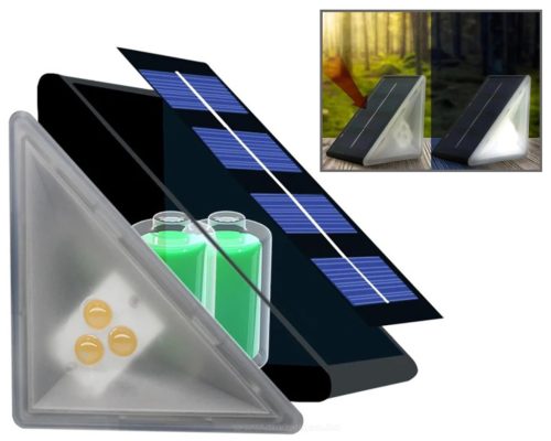 Napelemes lépcső megvilágító LED lámpa MD148