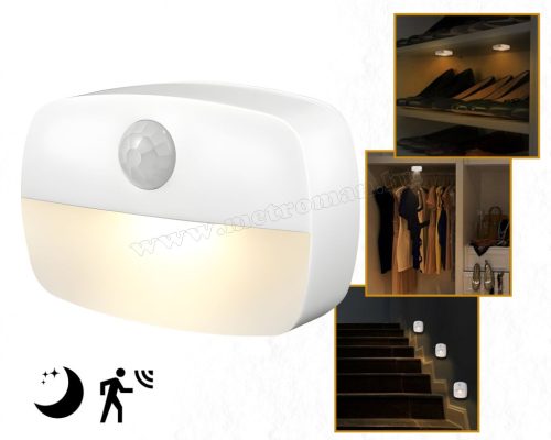 Vezeték nélküli elemes LED lámpa mozgásérzékelővel MD156LED