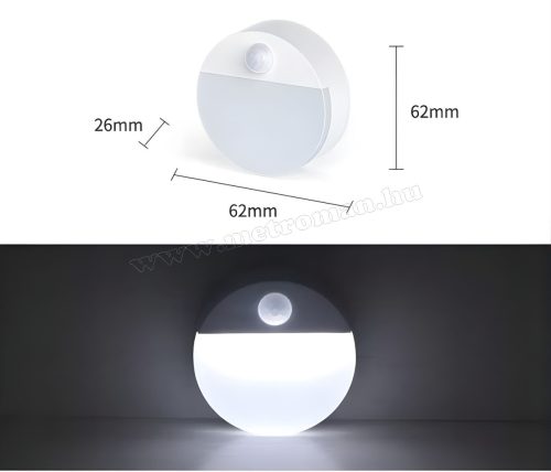 Vezeték nélküli elemes LED lámpa mozgásérzékelővel MD157LED