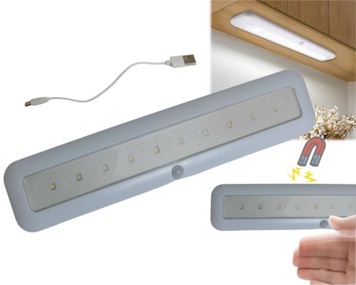 Akkumulátoros Mozgásérzékelős Mágneses LED lámpa MD163