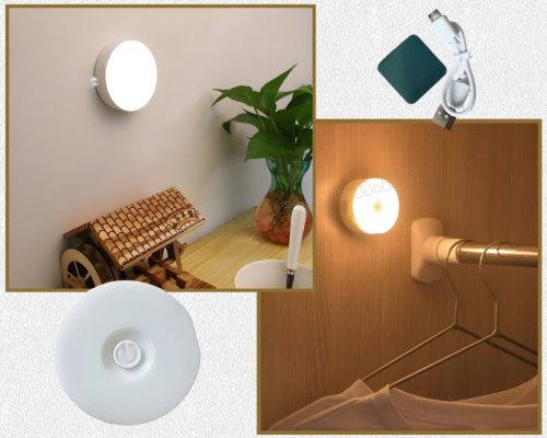 Vezeték nélküli LED lámpa Éjszakai fény MD168USB