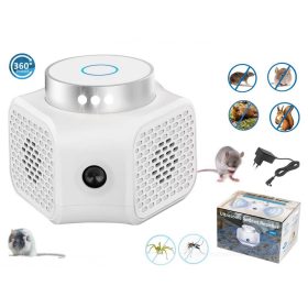   Elektromos ultrahangos és nyomás hullám nyest, patkány, egér riasztó MD20