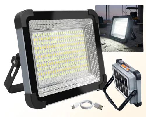 Napelemes LED reflektor Akkumulátoros munkalámpa MD204SOL