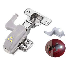   Automatikus szekrény LED világítás, zsanérra rögzíthető hidegfehér MD23F-H