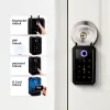 Bluetooth Kártya Ujjlenyomat és kóddal nyitható okos kulcsszéf MD3-BT TuyaSmart