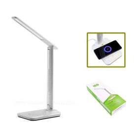   LED-es asztali lámpa vezeték nélküli telefontöltővel MD47C-LED