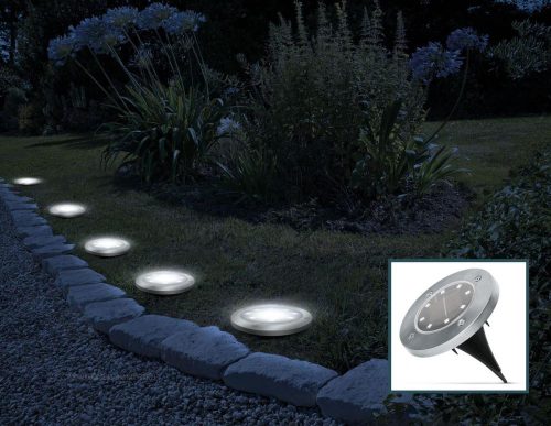 Napelemes leszúrható LED lámpa készlet 4db-os csomag MD50J-SOLAR