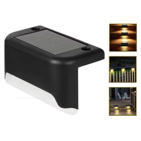   Napelemes kerítés és lépcsőmegvilágító LED lámpa készlet MD53C-SOLAR