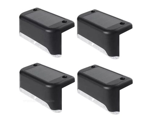 Napelemes kerítés és lépcsőmegvilágító LED lámpa készlet MD53C-SOLAR