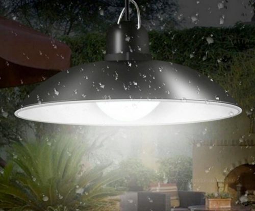 Napelemes kemping LED lámpa távirányítóval MD53DSOL