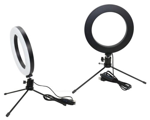 Állványos LED körvaku, Szelfi Influenszer vaku MD67B