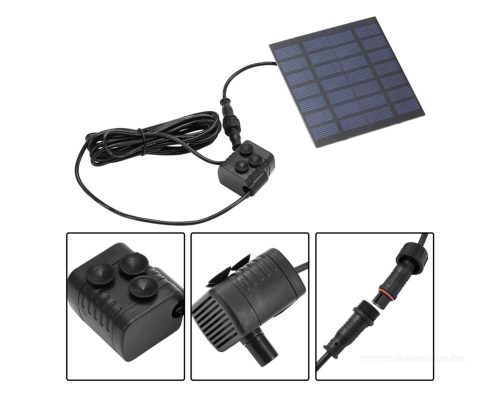 Napelemes kerti tó szökőkút MD70F-Solar